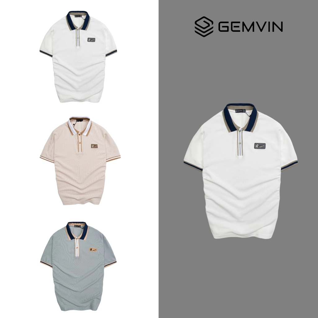 Áo Polo Nam G1141 Cá sấu cotton lục giác mềm mại, thoáng mát, thanh lịch