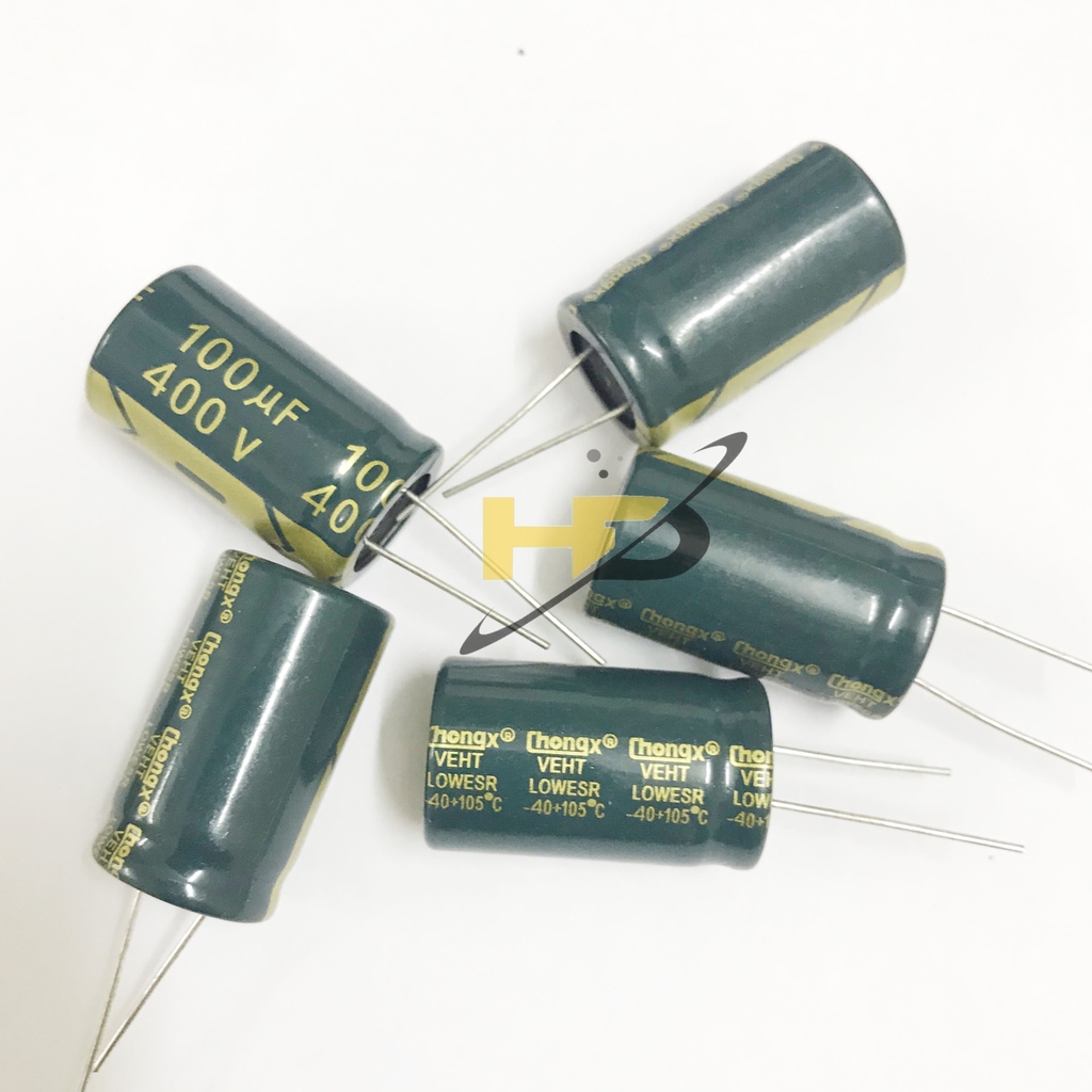 Tụ Hóa 400V 100UF 18x31mm Tần Số Cao
