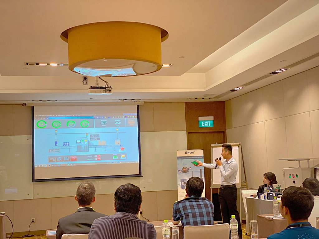 Anh Tân Nguyễn (Trưởng phòng kỹ thuật tại Aucontech) chia sẻ về bản demo truy cập từ xa 