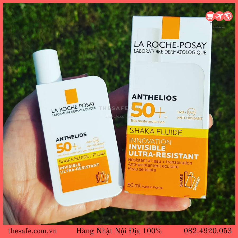 Kem chống nắng La roche-posay vạch vàng Fluid Invisible 50ml