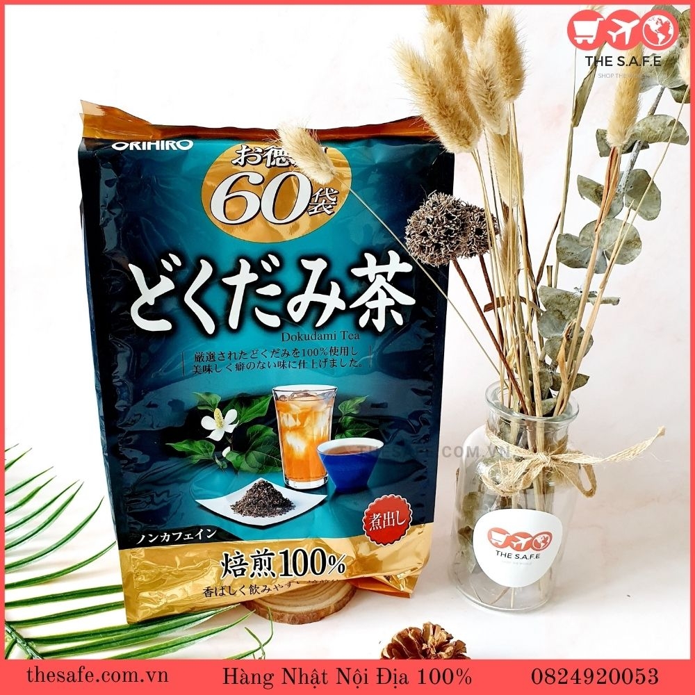 Trà diếp cá Orihiro 60 gói của Nhật Bản - Thanh lọc, thải độc