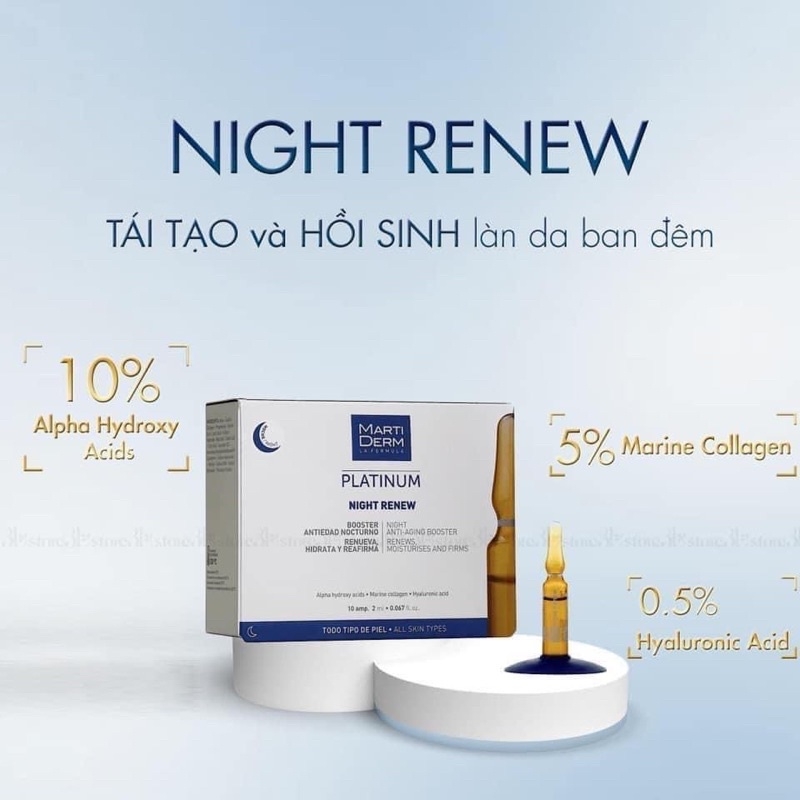 Tinh chất Martiderm Night Renew