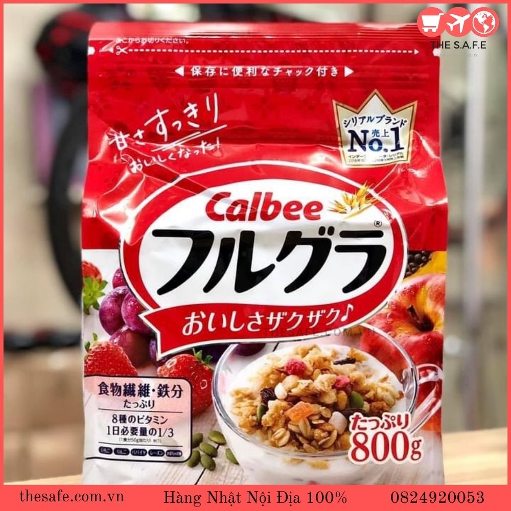 Ngũ cốc Calbee Nhật Bản 800g