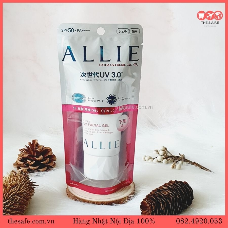 Kem chống nắng Kanebo Allie Extra UV Facial Gel 60g (hồng)