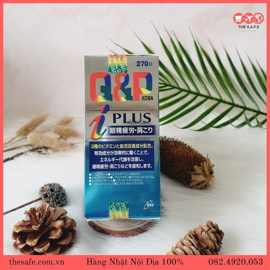 Viên Uống bổ mắt Q&P Kowa I Plus 270 viên