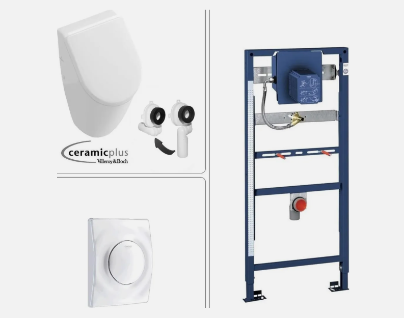 Bồn tiểu nam VILLEROY & BOCH âm tường