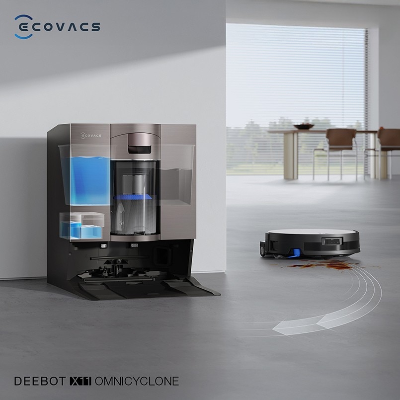 Robot hút bụi lau nhà Ecovacs Deebot X11 OmniCyclone 2026.
