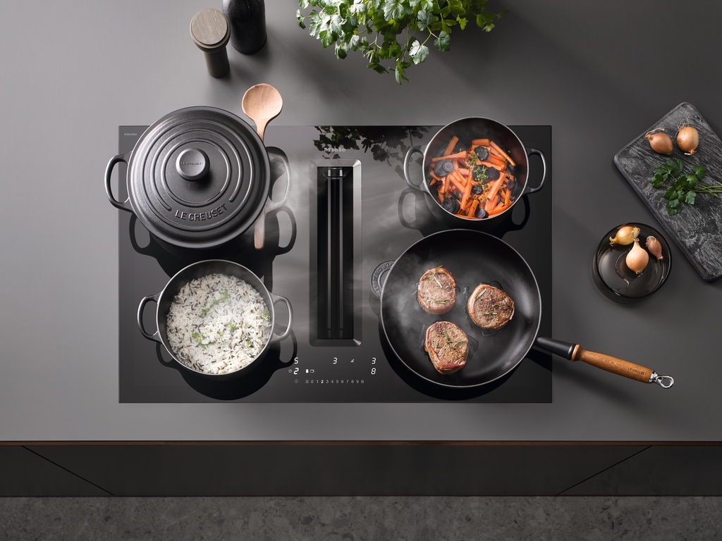 Bếp Từ Kết Hợp Hút Mùi Miele KMDA 7676 FL-A