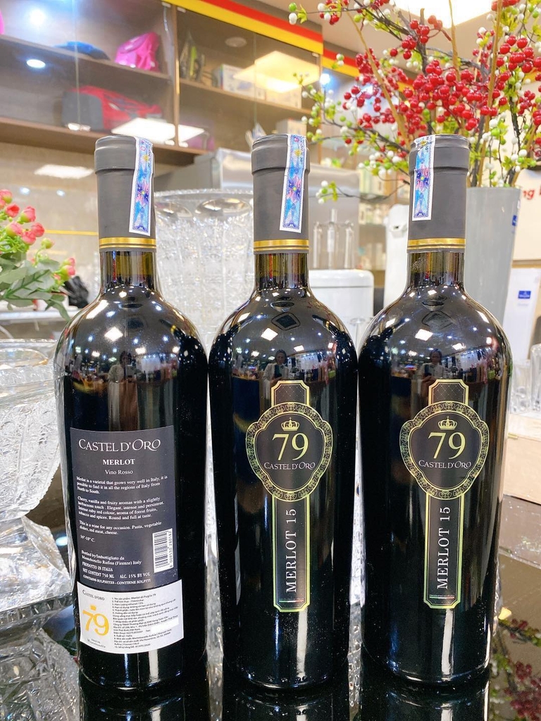 Rượu vang Ý Castel D’Oro 79 Merlot 750ml