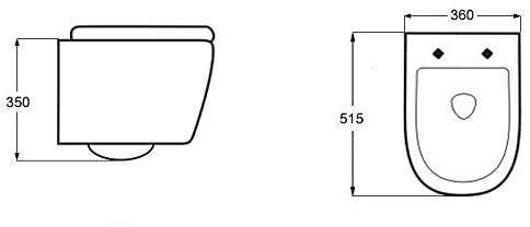 Combo bệt + két âm Grohe Galve Rapid SL