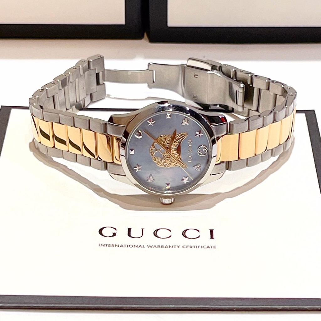 Đồng hồ Gucci G-Timeless Mystic Cat Motif Lady Watch