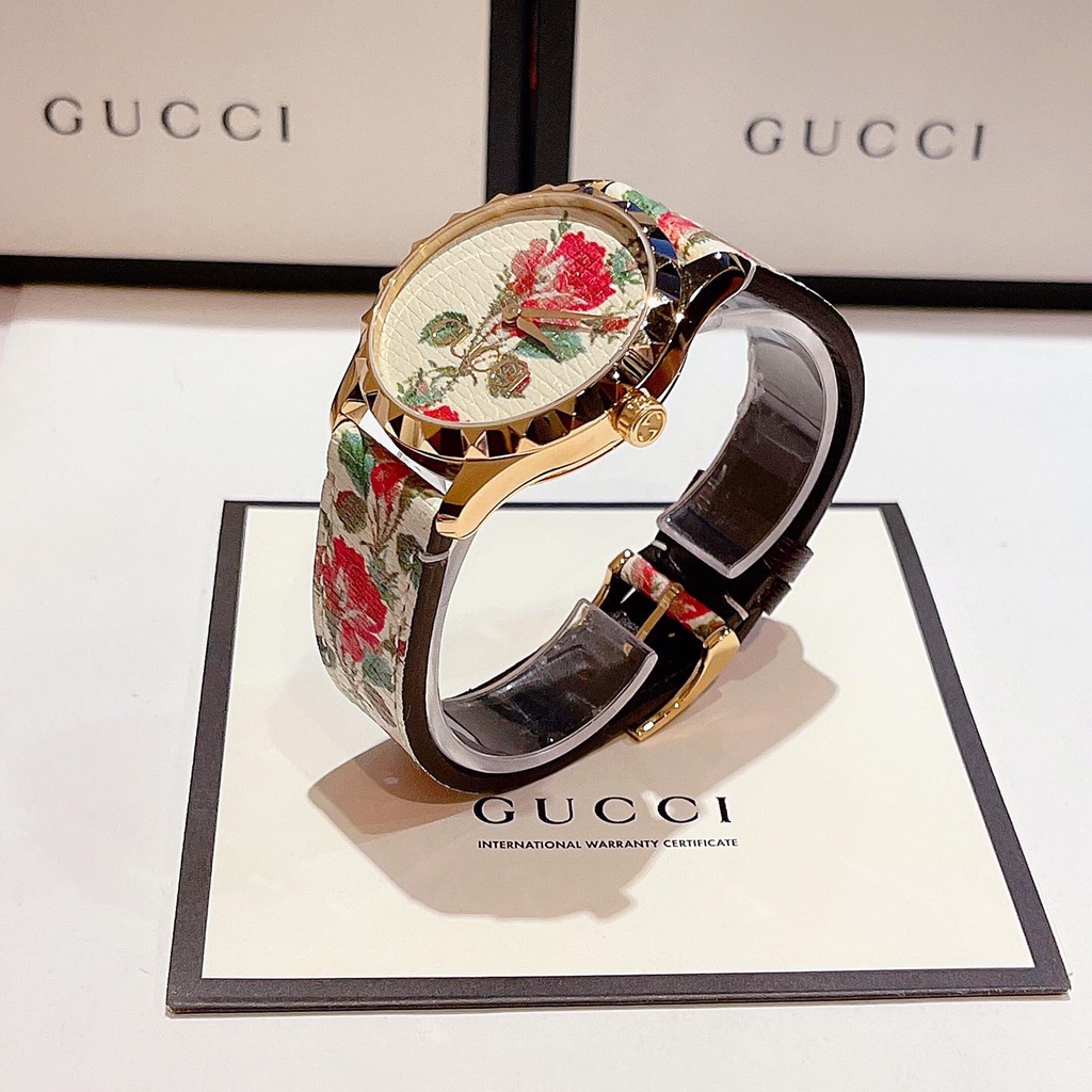 Đồng hồ Gucci G-Timeless Aqua Floral