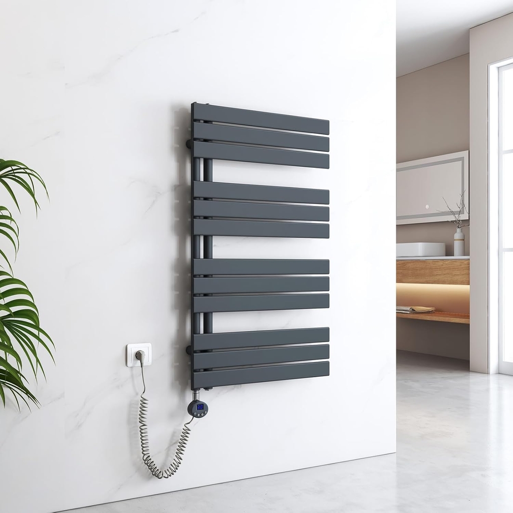 Sưởi khăn và làm ấm phòng tắm hiệu EMKE Electric Towel Radiator 1041 x 600 mm