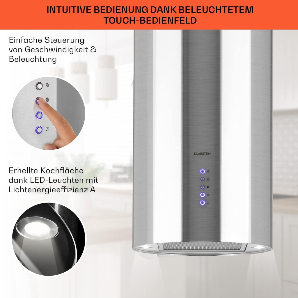 Máy Hút Mùi Đảo Treo Trần Hiện Đại Cho Gian Bếp Cao Cấp