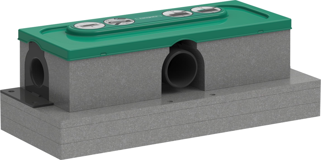 Hộp thoá nước âm sàn đa năng Hansgrohe RainDrain uBox Universal Shower Channel Drain Unit