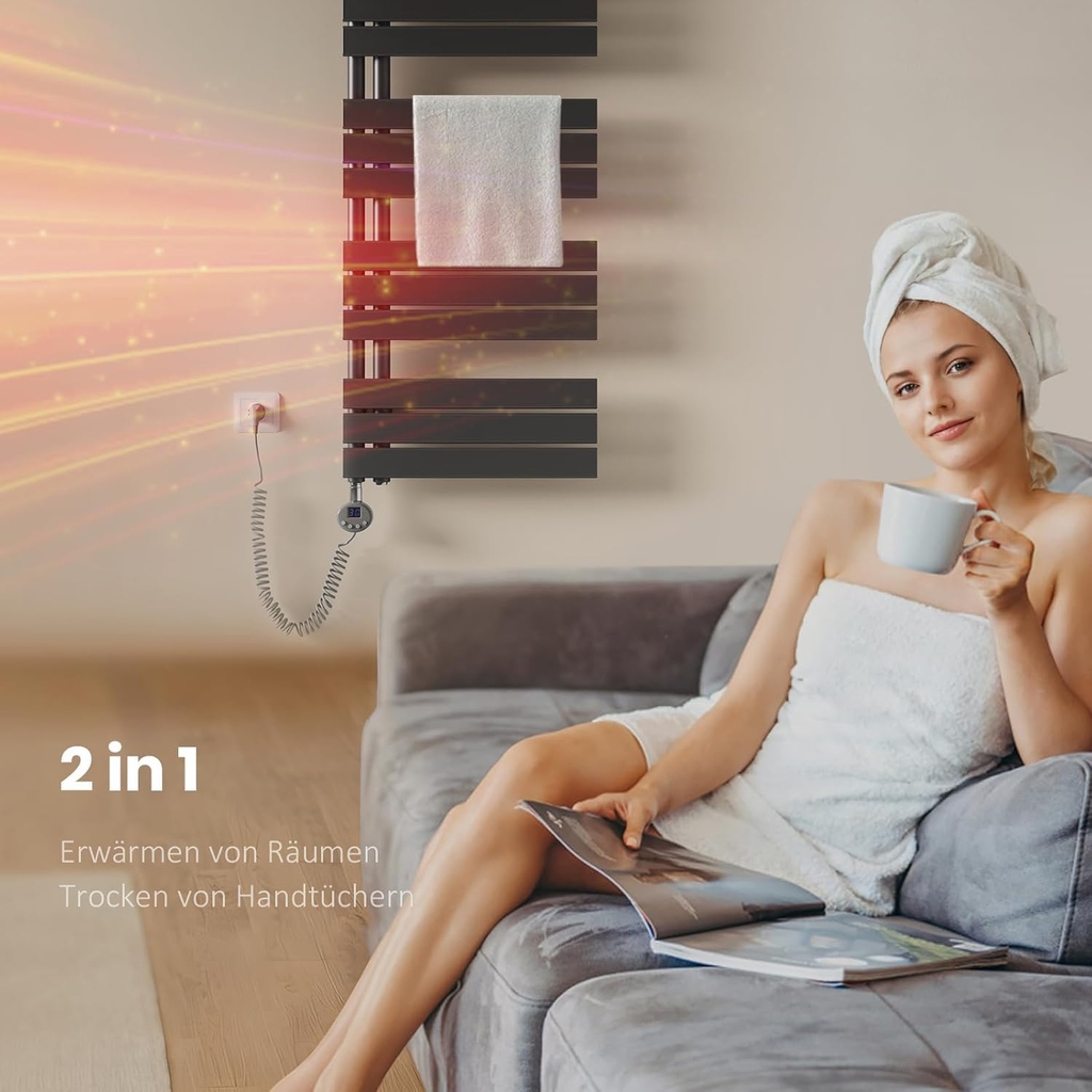 Sưởi Ấm, Làm Khô EMKE Electric Towel Radiator