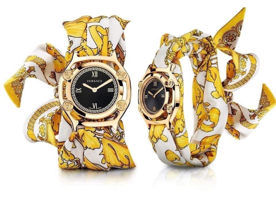 Versace Barroco Print Medusa Frame Watch Limited Edison