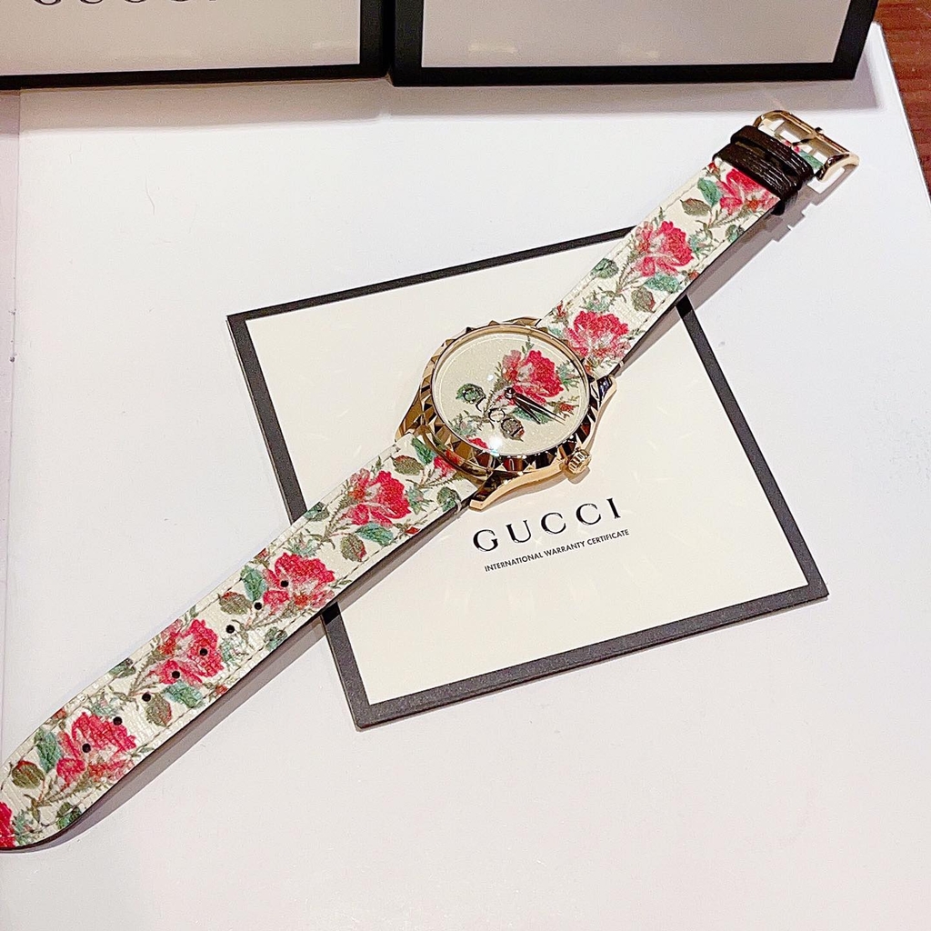 Đồng hồ Gucci G-Timeless Aqua Floral