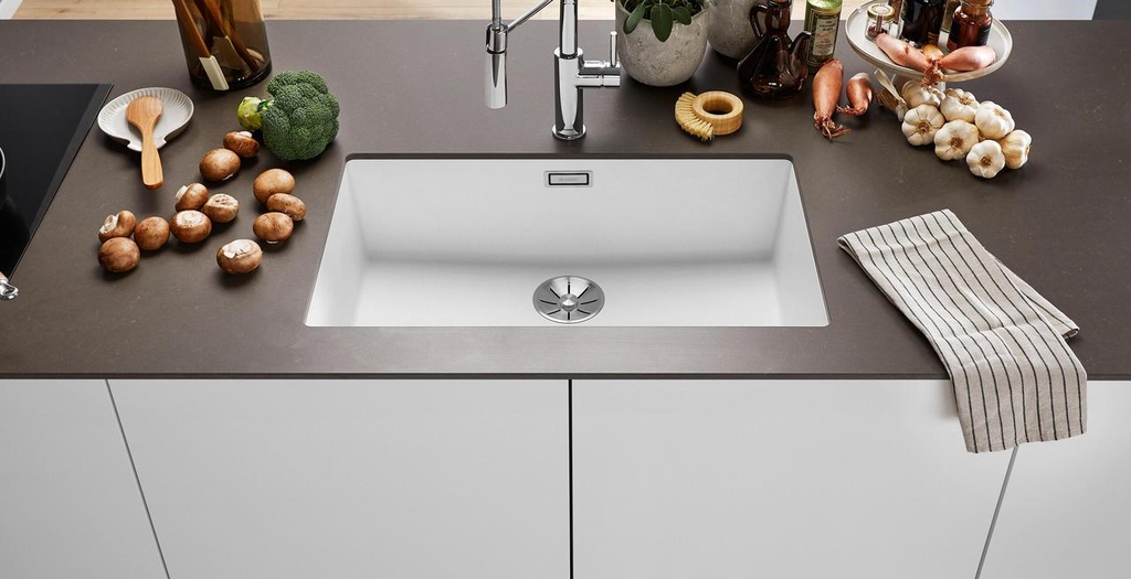 Chậu rửa bếp âm bàn Blanco Subline Kitchen Sink White