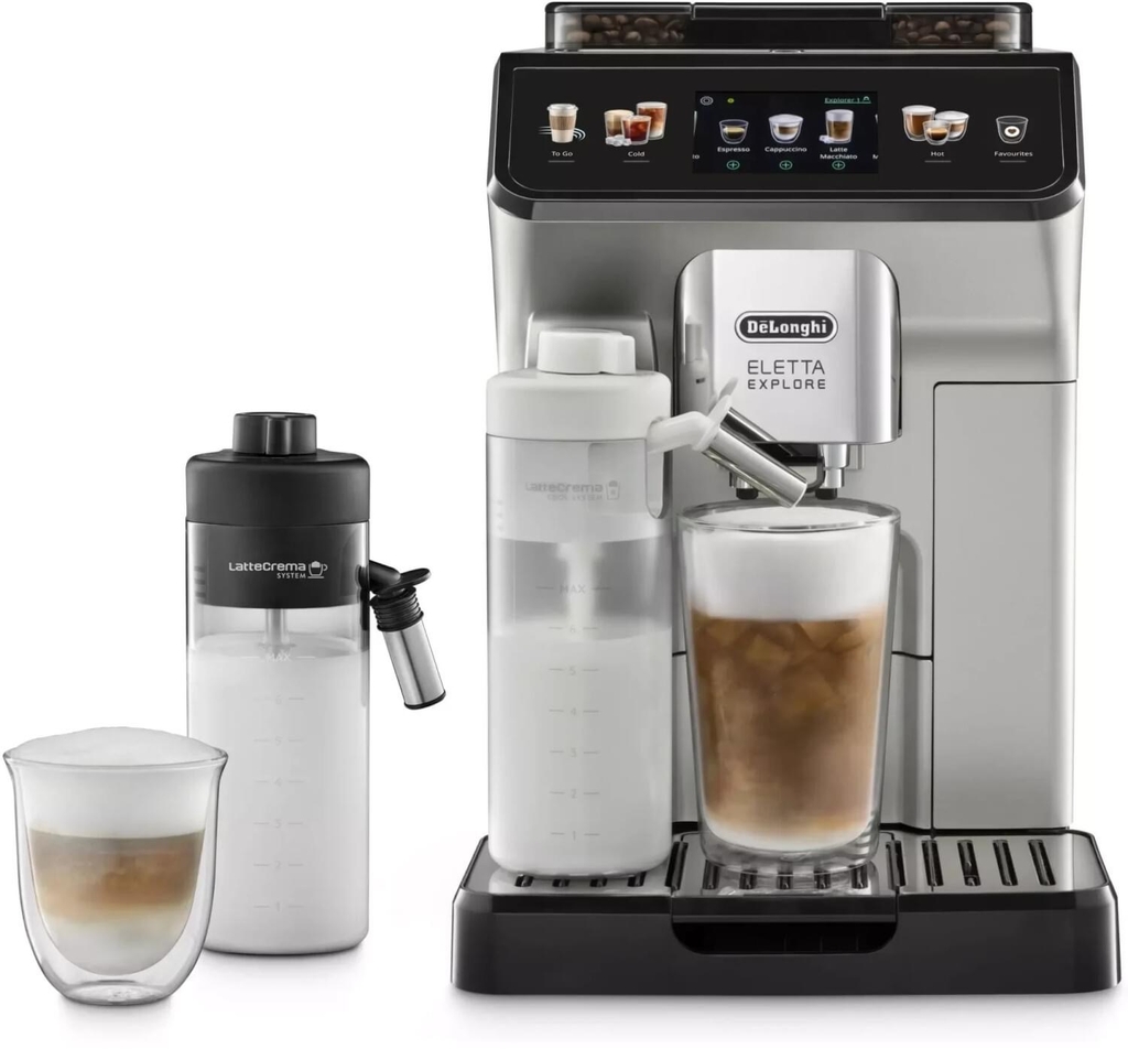 Máy pha cà phê tự động DeLonghi ECAM 450.55.S Eletta Explore