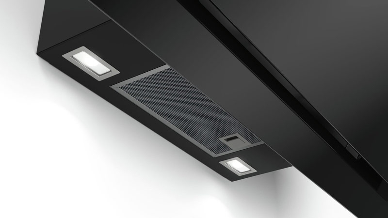 Hút mùi kính nghiêng Bosch DWK97JM60