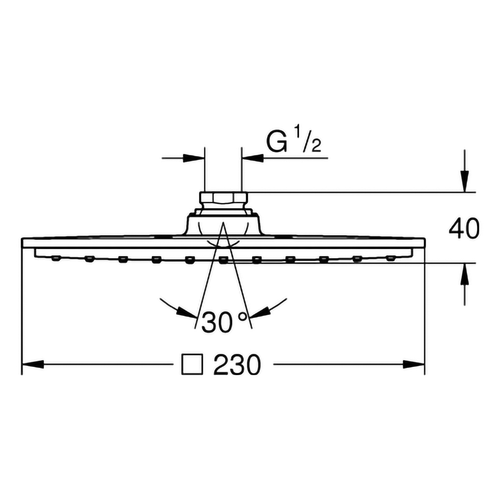 Bát sen Grohe Rainshower Allure 230 27479000