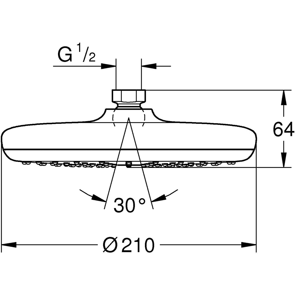 Bát sen Grohe Tempesta 210 26408000