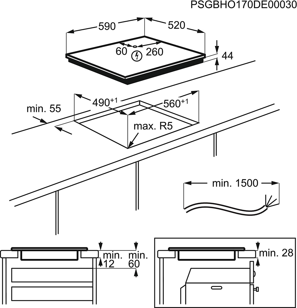 Bếp từ AEG IKB64411FB