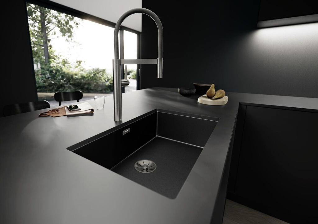 Vòi chậu rửa Blanco Culina-S II PVD Steel (527463)