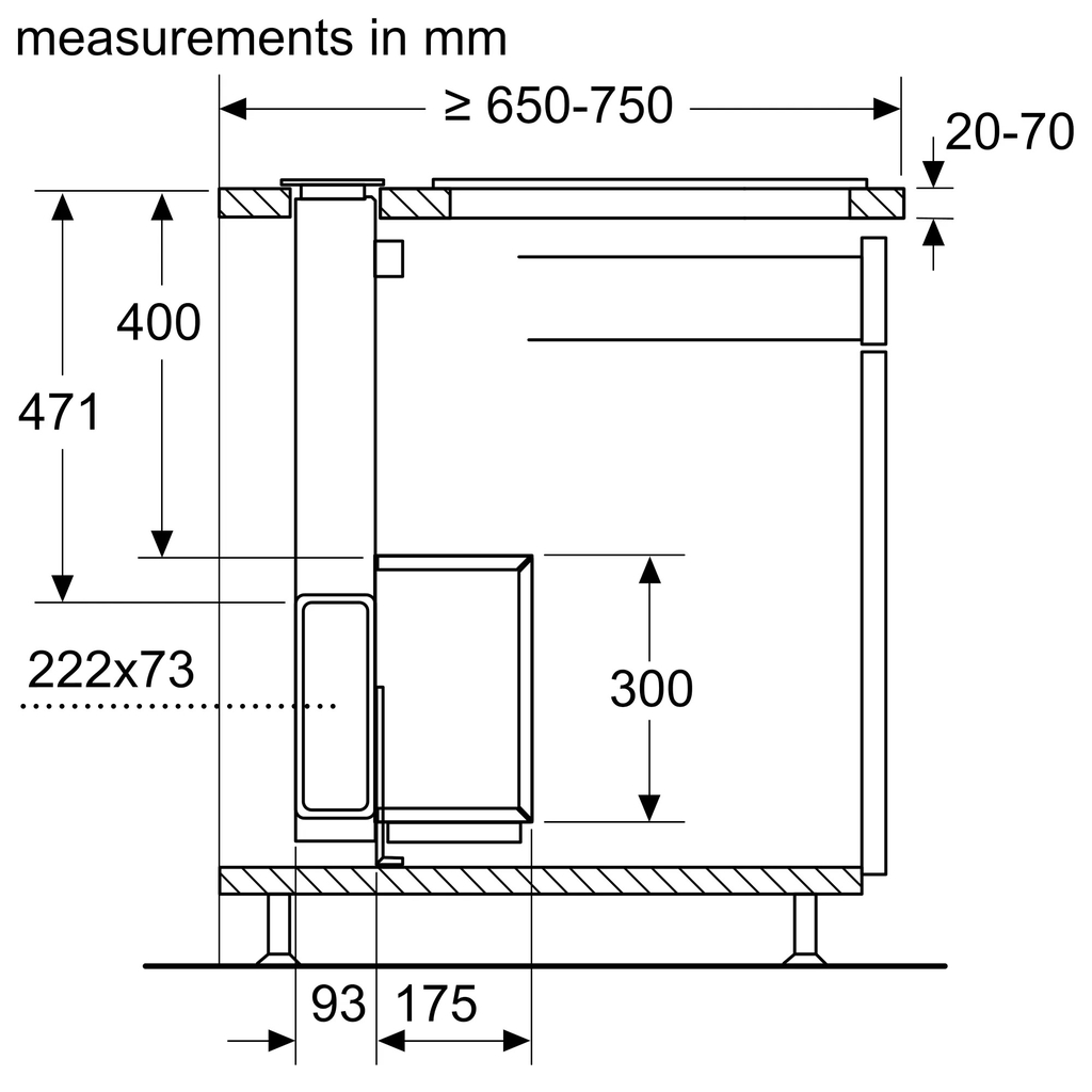 Hút Mùi Âm Bàn BOSCH DDD97BM60B