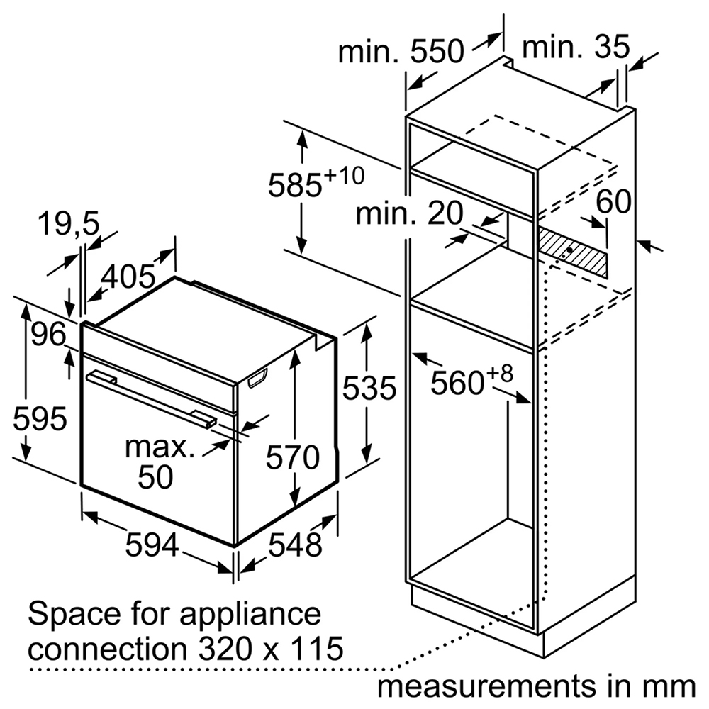 Lò nướng Bosch HBS534BS0B