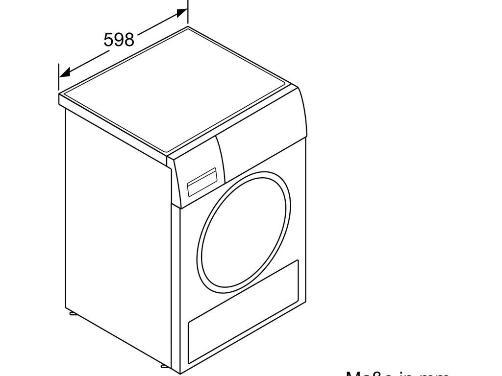 Máy sấy quần áo Bosch WTX87M20 8kg