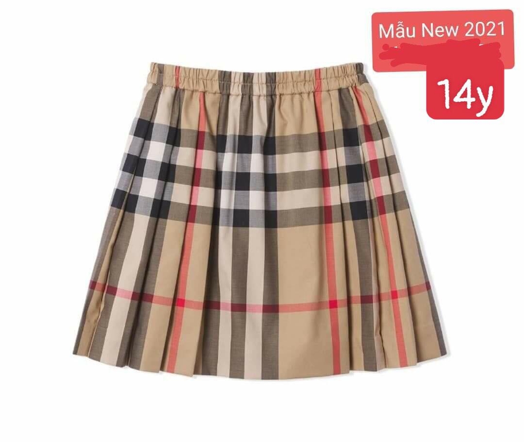 Váy kẻ Burberry