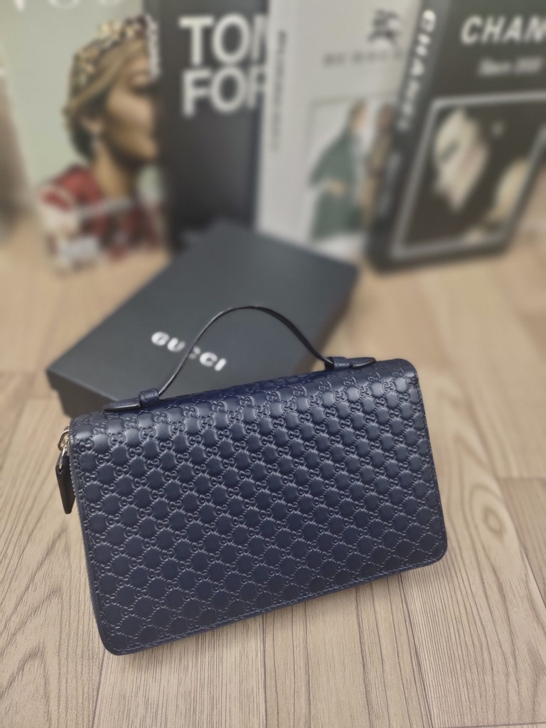 Clutch G.ucci nam 21 x 13cm navy