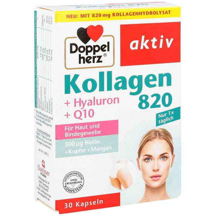 Viên uống đẹp da Doppelherz Kollagen 820