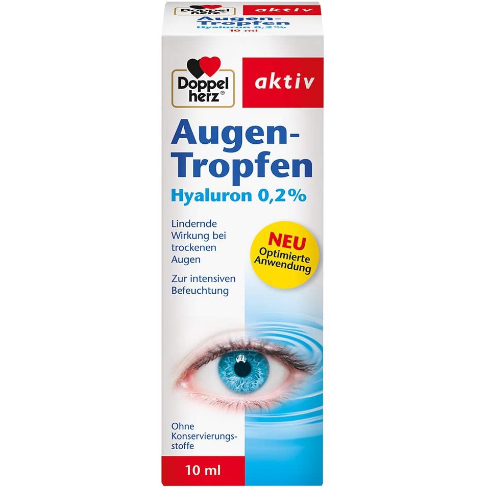 Doppelherz Augen-Tropfen Hyaluron 0,2 %