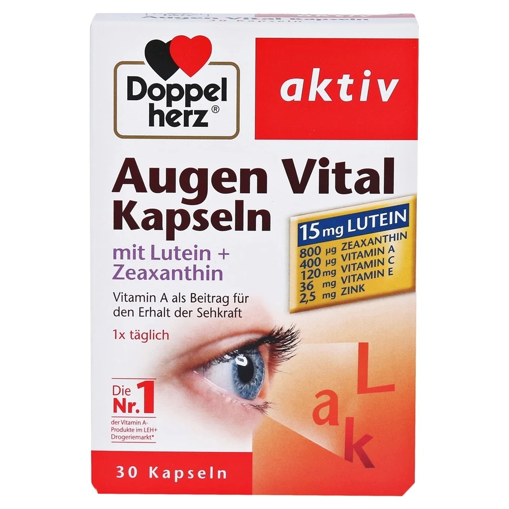 Viên bổ mắt Doppelherz Augen Vital Kapseln