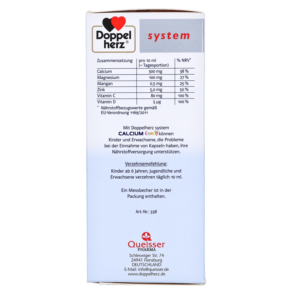 Doppelherz System Calcium Family 250ml