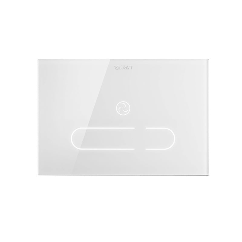 Combo Bồn cầu thông minh Duravit SensoWash® Starck f Plus Compact + Két âm + mặt nhấn
