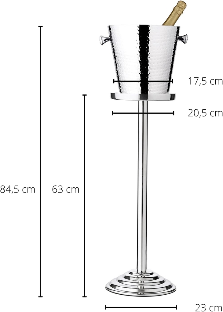 Âu ướp rượu chân đứng EDZARD Capri