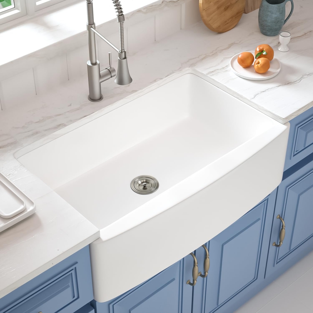 Chậu rửa bát Enbol 83 x 53 cm phong cách Farmhouse