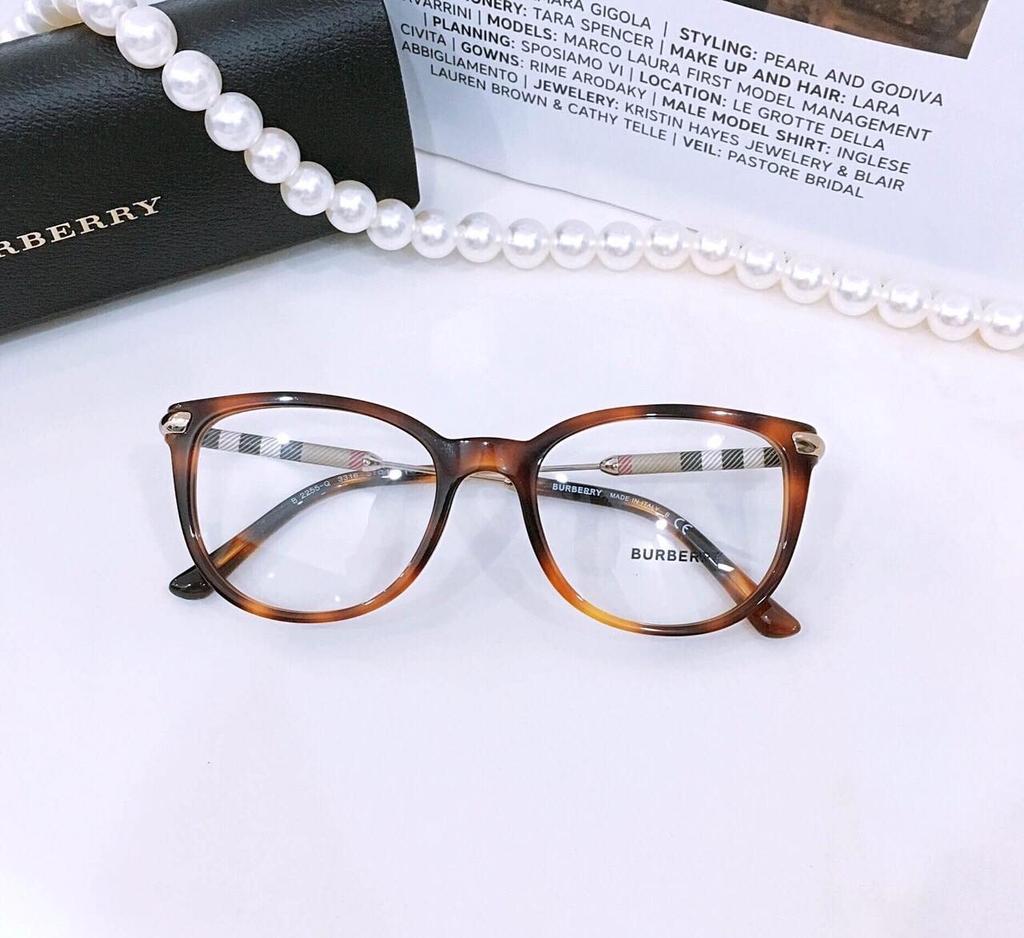 Gọng cận Burberry Havana