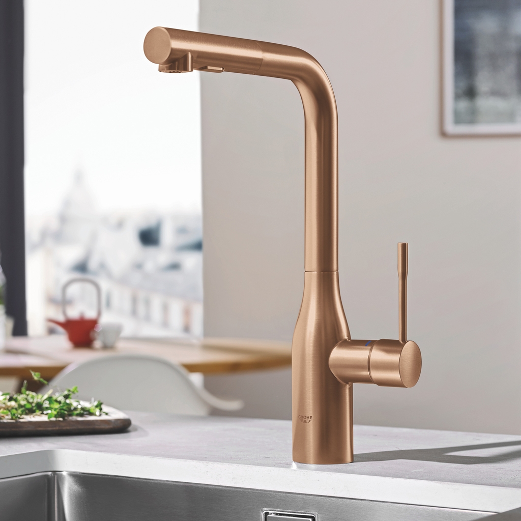 Vòi rửa bát Grohe Essence 30270DL0 màu vàng (warm gold)