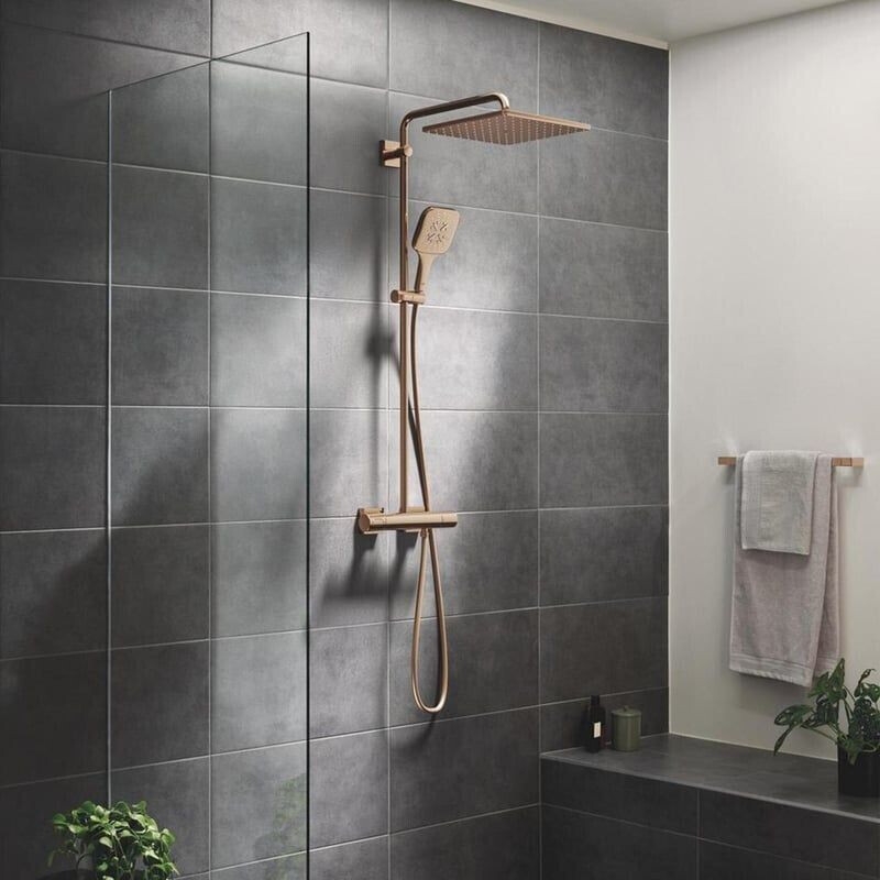 Sen tắm GROHE Rainshower SmartActive 310 Cube.