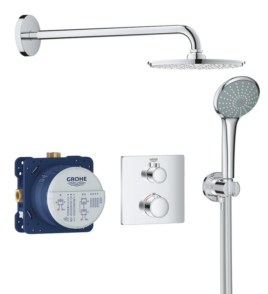 Bộ sen âm tường Grohtherm Perfect 210 34734000