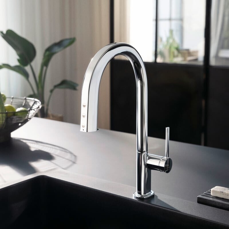 Hansgrohe Aqittura M91 SodaSystem 210 – Vòi rửa bếp tích hợp lọc và nước có ga cao cấpHansgrohe Aqittura M91 SodaSystem 210