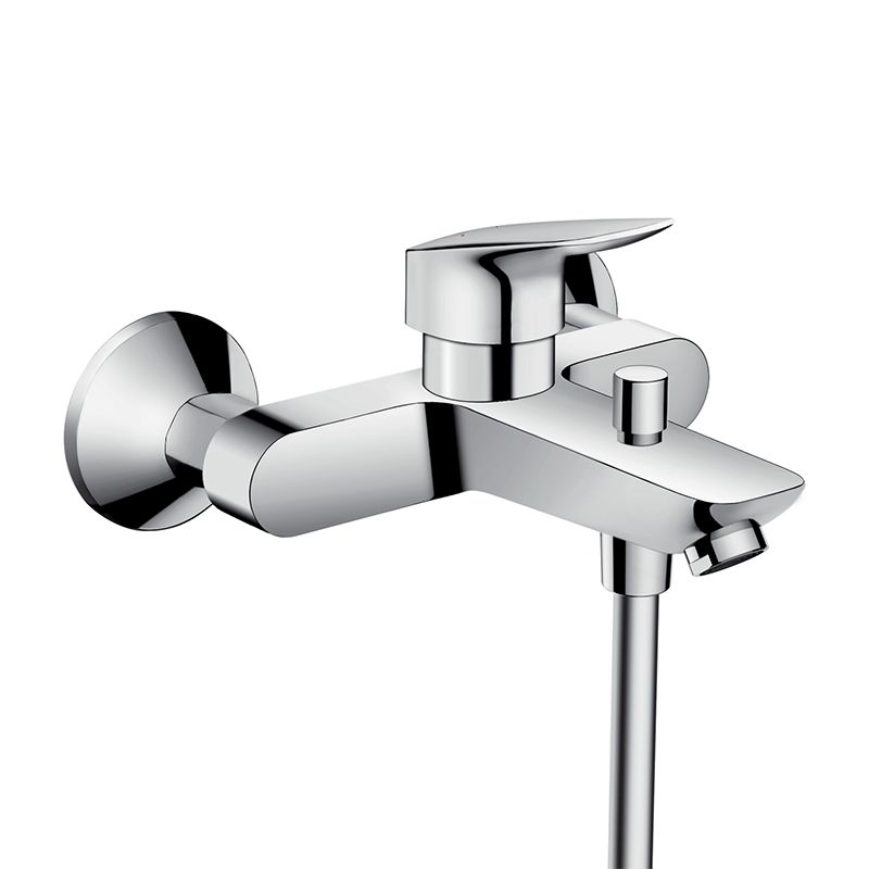 Hansgrohe Logis Bathtub Faucet Set with Crometta 100 Vario Hand Shower