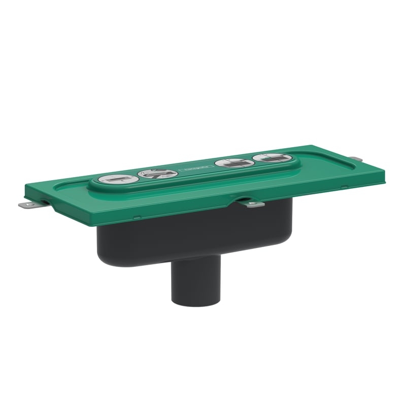 Hộp thoá nước âm sàn đa năng Hansgrohe RainDrain uBox Universal Shower Channel Drain Unit