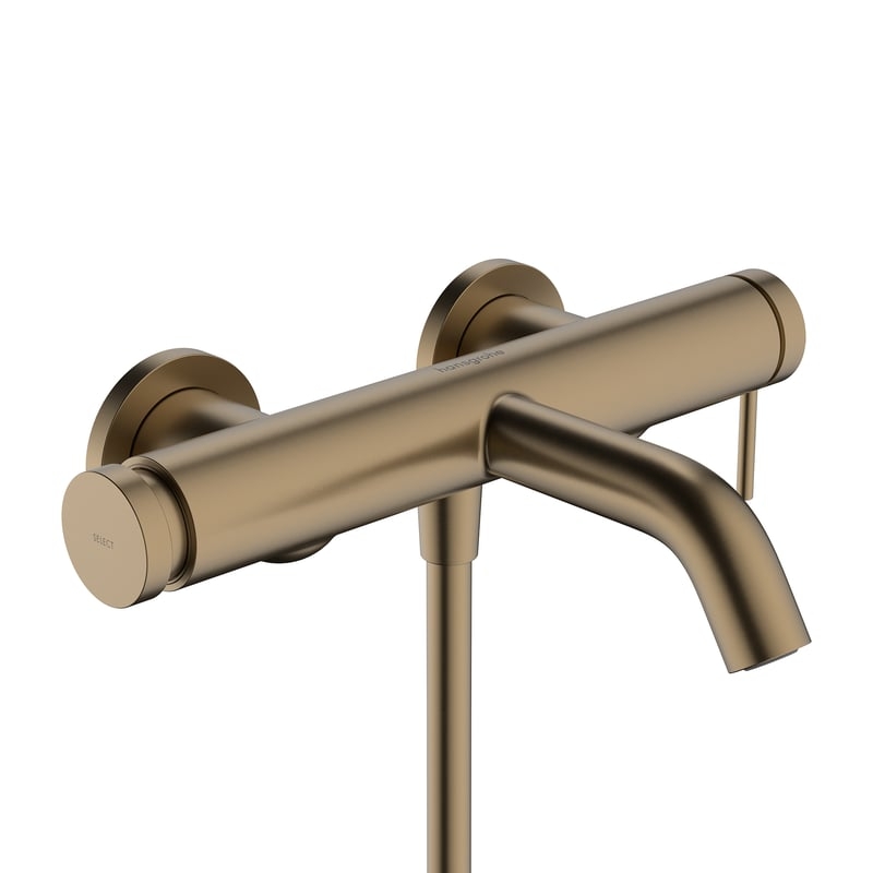 Vòi bồn tắm hansgrohe Tecturis S Aufputz-Wannenarmatur, Einhebelmischer bronze gebürstet 73422140