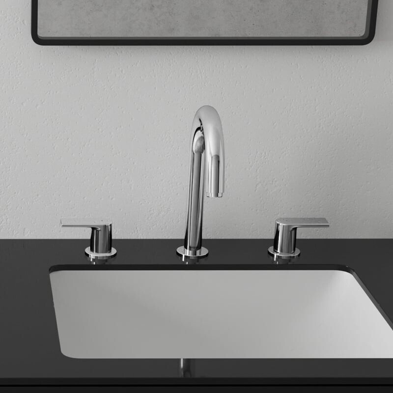 Hansgrohe Vernis Shape 3-Loch Waschtischarmatur chrom 71563000 